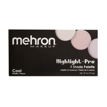 Mehron - Highlight-Pro 3 Color Palette (Cool)