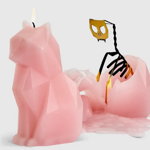 PyroPet Kisa Candle (Pink)