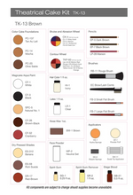 Ben Nye Theatrical Cake Kit
