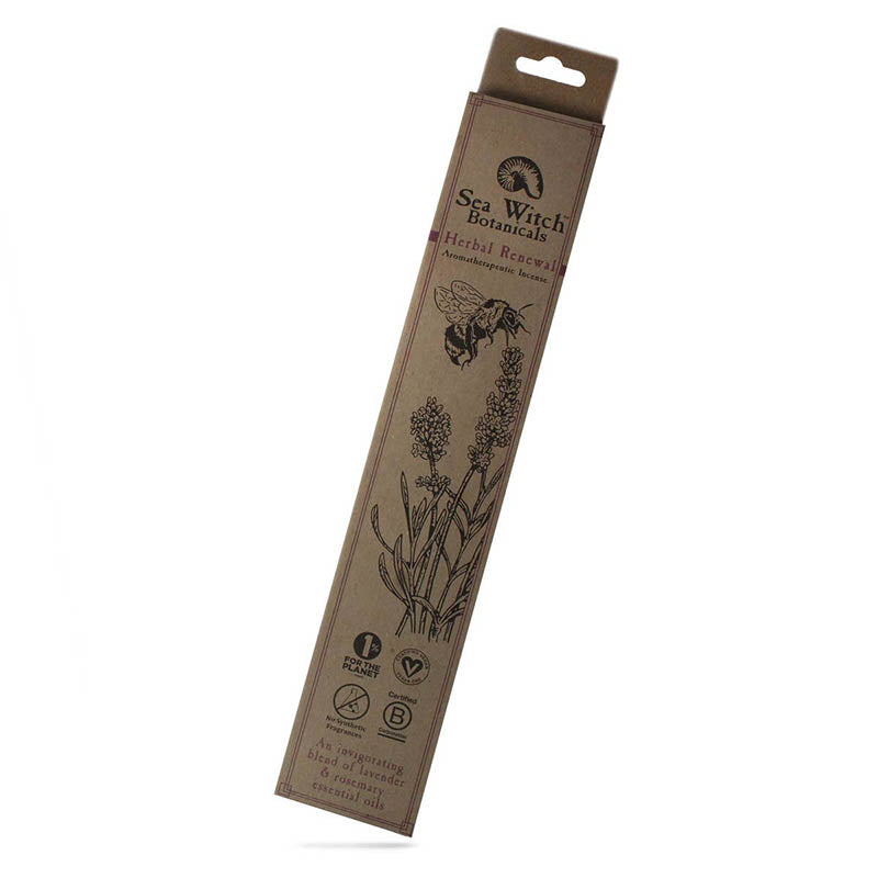 Sea Witch Botanicals Aromatherapeutic 25 Stick Incense Box (Herbal Renewal)