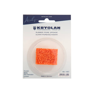 Kryolan Rubber Orange Stipple Pore Sponge