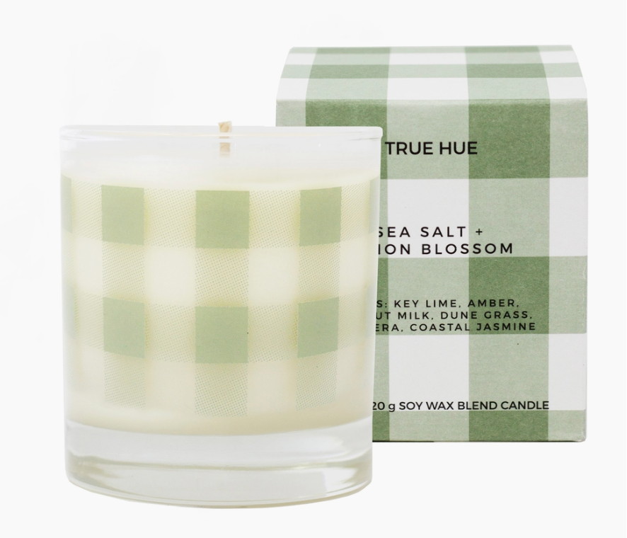 True Hue Sea Salt + Lemon Blossom Candle