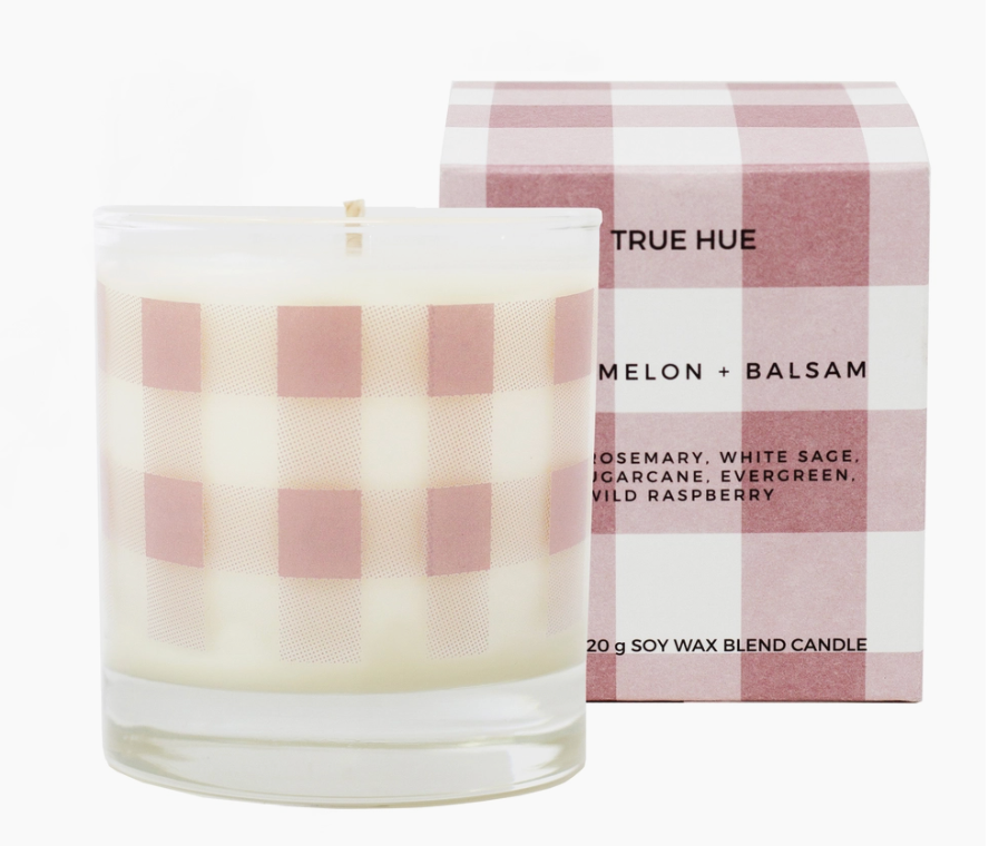 True Hue Watermelon + Balsam Candle